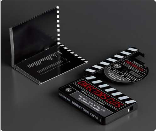 Clapper Board Inspired DVD Packaging Designs
